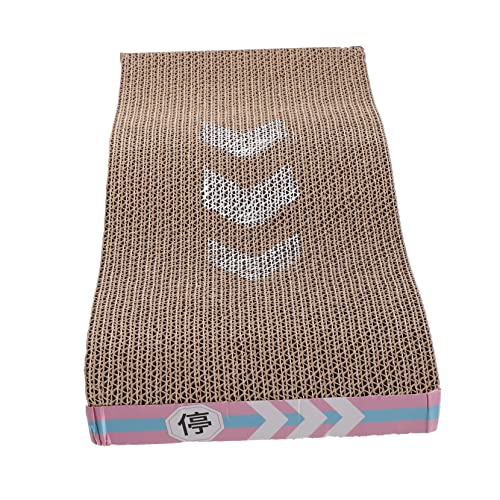 Happyyami kratzbaum für Katzen Katzenkratzteppich Katzenkratzer Katzenspiel Kratzen sisal kratzbrett katzenkratzmatte zum Necken von Katzen Krallenschleifspielzeug für Katzen Brown von Happyyami