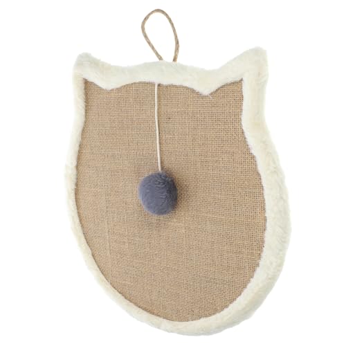 Happyyami Katzenkratzmatten Indoor Kätzchen Scratcher Mat Pad Wiederverwendbare Verschleiß-beständig Sisal Matte Bord von Happyyami