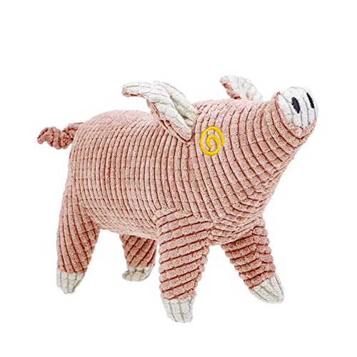 Happyyami quietschend Kaninchen ausgestopft Ratte Kauer Hund Welpe Toys Kid Toys Dog Toys chew Toy Fun Toy Safe Toy Toys for Dogs Toys Children Toys Maiswolle Coffee von Happyyami