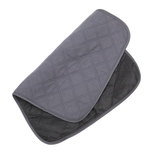 Happyyami wasserdichte Matte Für Haustiere Waschbares Hamsterpad Hamster-urin-pad Wiederverwendbare Käfigauskleidung Hasenbettwäsche Chinchilla-käfigmatte Meerschweinchen Dark Grey Polyester von Happyyami