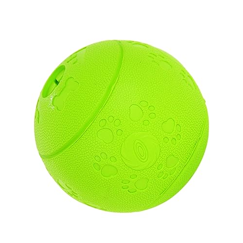 Happyyami zum Auslaufen von Hundefutter kauen Hundespielzeugbehälter Leckerli- für Hunde Welpenspielzeug Auslaufspielzeug für Haustierfutter Hund spielt Green von Happyyami