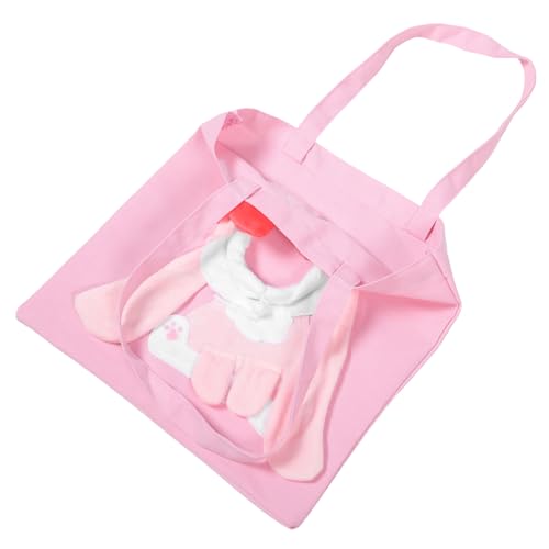 Tragbare Haustiertasche Hasenträger Outdoor-welpenträger Tragbarer Welpenträger Umhängetasche Für Katzen Trageschlaufe Für Kleine Hunde Schultertasche „pet Out“. Rosa Segeltuch Happyyami von Happyyami