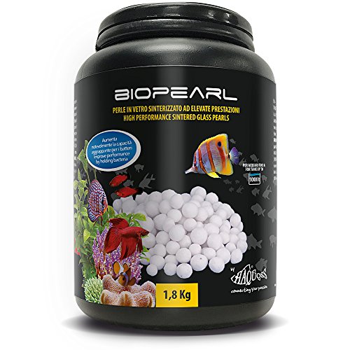 Haquoss Biopearl Aquarium-Filtermedium, Keramik, 1,8 kg von Haquoss