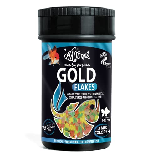 Haquoss Goldflake Futter für Goldfische und Kaltwasserfische, 100 ml/15 g von Haquoss