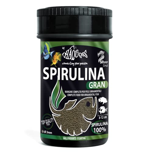 Haquoss Spirulina Gran Gourmetfutter für vegetarische Fische, 100 ml/46 g von Haquoss