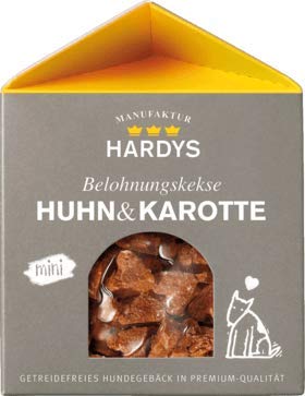 Hardys Traum Snack für Hunde, Kekse Huhn & Karotte, Mini, 125 g von Hardys Traum