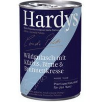 Hardys Edition Cornelia Poletto Nassfutter Hund Adult 6x400 g Wildgulasch mit Kürbis, Birne & Brunnenkresse von Hardys