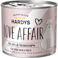 Hardys LOVE AFFAIR 6x200g Huhn & Shrimps von Hardys