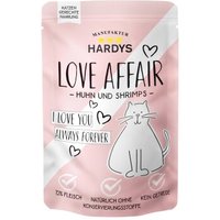 Hardys Love Affair Nassfutter Katze Huhn & Shrimps 12x100 g von Hardys