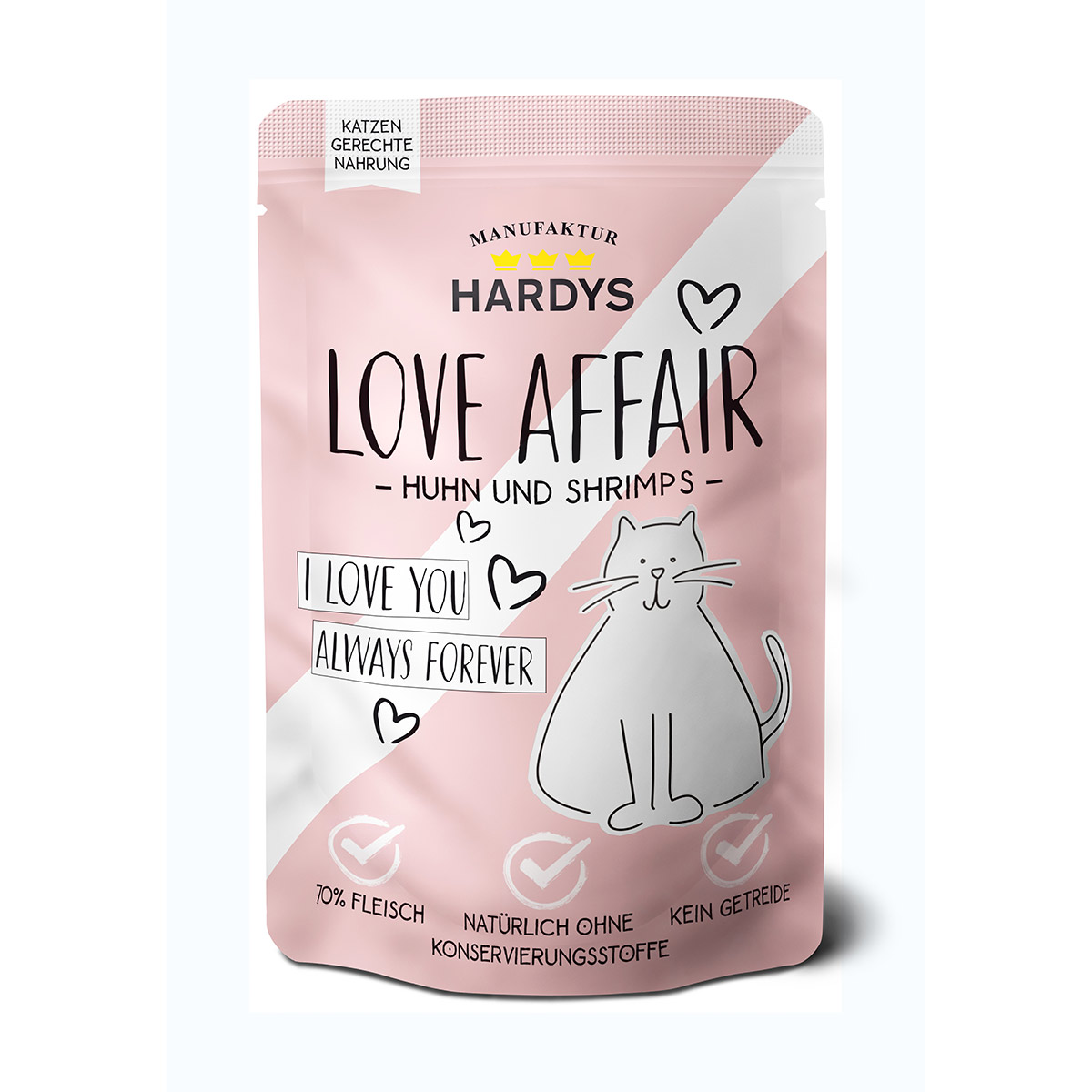 Hardys Love Affair Huhn & Shrimps 12x100g von Hardys