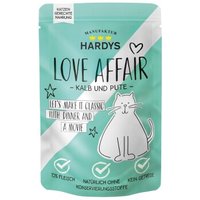 Hardys Love Affair Nassfutter Katze Kalb & Pute 12x100 g von Hardys