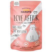 Hardys Love Affair Nassfutter Katze Lachs & Forelle 12x100 g von Hardys