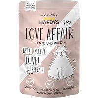 Hardys Love Affair Nassfutter Katze Wild & Ente 12x100 g von Hardys