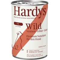 Hardys Nassfutter Hund Pur Adult Wild 6x400 g von Hardys