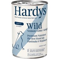 Hardys Nassfutter Hund Sensitiv Adult Wild 6x400 g von Hardys