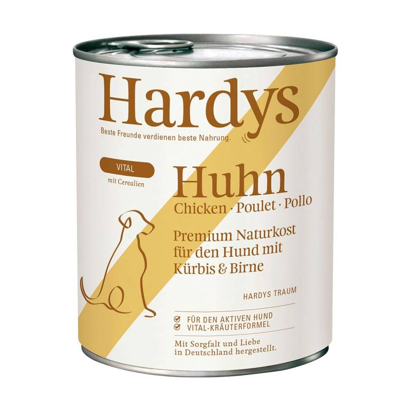 Hardys VITAL Huhn mit Kürbis & Birne 6x800g von Hardys