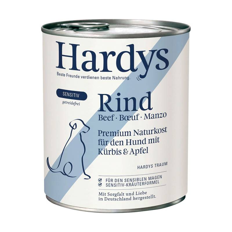 Hardys SENSITIV Rind mit Kürbis & Apfel 6x800g von Hardys