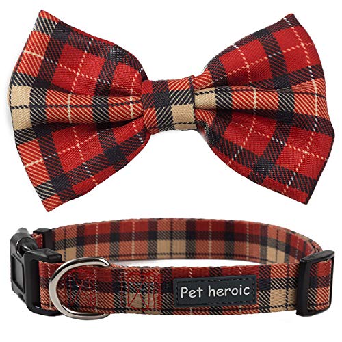 Pet Heroic Hundehalsband als Fliege - Anpassbares & Komfortables Hundeband - Small, Medium und Large - 3 Verschiedene Styles - Halsband für Katzen geeignet von Harfkoko