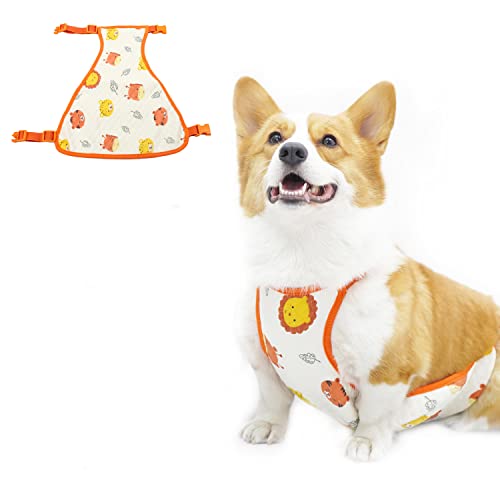 Harikaji Hundebauchabdeckung, Katzen-Genesungsanzug, Bauchschutzkleidung, waschbar, Hunde-Bauchband, Hunde-Genesungsanzug (weiblich, Orange, XL) von Harikaji