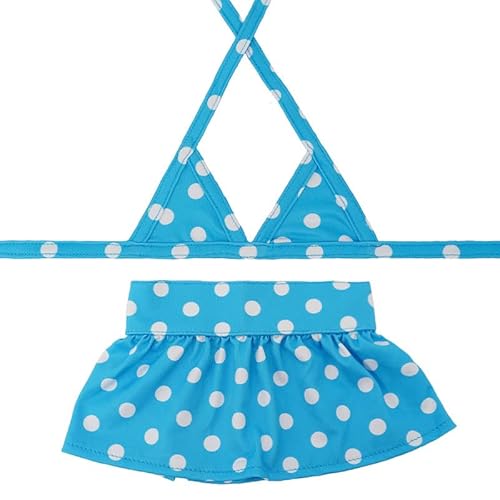 Hunde-Bikini, Badekleid, Strandkleidung für Welpen, Kätzchen, Blau, Größe L von Harikaji