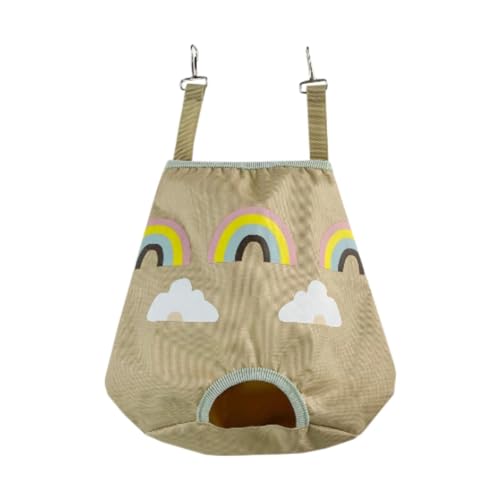 Harilla Futtertasche für Kleintiere, zum Aufhängen, Heu-Futterspender, 1 Fenster, Tasche, Hase, große Heu-Futtertasche mit Karabinerhaken Harilla Futtertasche für Kleintiere, zum Aufhängen, Heu-Futterspender, 1 Fenster, Tasche, Hase, große Heu-Futtertasche mit Karabinerhaken von Harilla