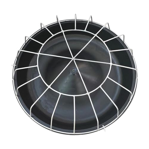 Harilla Hühnerfutterspender, Vogelfütterungseimer, Schüssel, Hinterhof, Futterspender mit großer Kapazität, Taubenfutterspender für Enten, Gänse, Hühner, 18 Löcher Harilla Hühnerfutterspender, Vogelfütterungseimer, Schüssel, Hinterhof, Futterspender mit großer Kapazität, Taubenfutterspender für Enten, Gänse, Hühner, 18 Löcher von Harilla