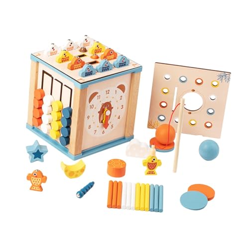 Harilla Lernwürfel Spielzeug Montessori Spielzeug Drop Box Baby für Babys Kinder Lernspielzeug Kinder Geburtstagsgeschenk Aktivitätswürfel von Harilla