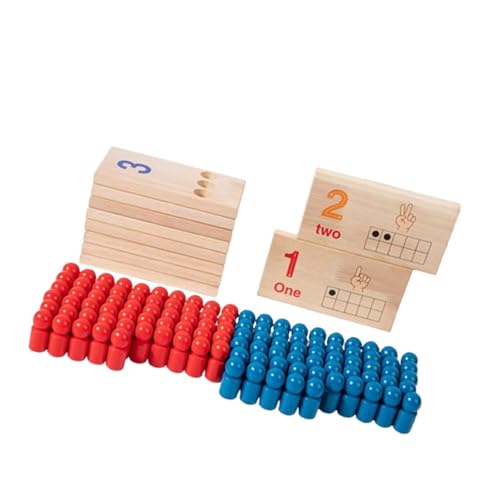 Harilla Stecktafel-Spielzeug für Kleinkinder, Mathe-Manipulatives, Aktivitätsspielzeug, Lernaktivitäten, Zahlenzählspielzeug, Geschenke für 3-, 4- und von Harilla