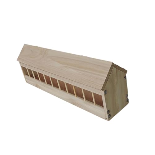 Harilla Taubenfuttertrog mit Schlitzbehälter, Vogelbedarf, Vogelfutternapf für den Garten, Geflügelfutterspender für Wachteln, Vögel, Tauben, 60cm Harilla Taubenfuttertrog mit Schlitzbehälter, Vogelbedarf, Vogelfutternapf für den Garten, Geflügelfutterspender für Wachteln, Vögel, Tauben, 60cm von Harilla