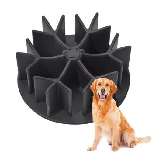 Puzzle Futternapf Waschbar Slow Feeder Hundenäpfe Anti-Rutsch Slow Feeding Puzzle Bowl Silikon Hundenapf Langsam Fressen Welpenschüssel für Hunde Welpen Kätzchen Haustiere von Harmoousue