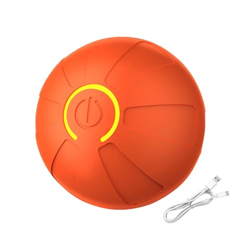 Selbstrollender Ball Für Hunde – Elektrisches Ballspielzeug Für Haustiere | Intelligenter Springender Jagdball | Abnehmbarer, Automatisch Rollender Ball, Wiederaufladbarer, Hüpfender, Fleißiger Ball M von Harmoousue