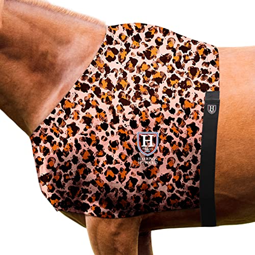 Harrison Howard Horse Stretchy Shoulder Guard Anti Rub Lätzchen für Pferd Classic Leopard L von Harrison Howard