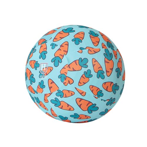 Harrison Howard Howdy Bally Horse Playball Mega Ball Cover für Pferde – Exklusive lustige Muster – schützender Karottenaufdruck 63,5 cm von Harrison Howard