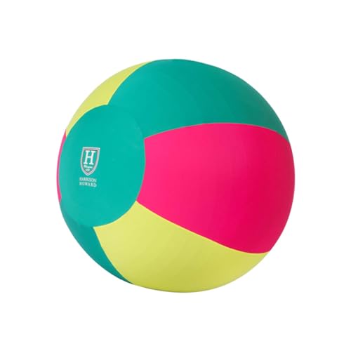 Harrison Howard Howdy Bally Pferdespielball-Abdeckung, Mega-Ball-Abdeckung für Pferde, exklusive lustige Muster, schützende Ballabdeckung, Wiese Fiesta, 63,5 cm von Harrison Howard