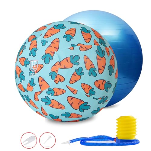 Harrison Howard Mega Horse Spielball, Anti-Burst, riesiger Pferdeball, Blau, 101,6 cm von Harrison Howard