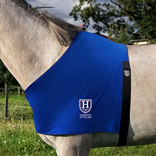 Harrison Howard Stretch Weste Anti Rub Lätzchen Widerrist Schulterschutz Horse Chest Saver Protector-Mitternachtsblau von Harrison Howard