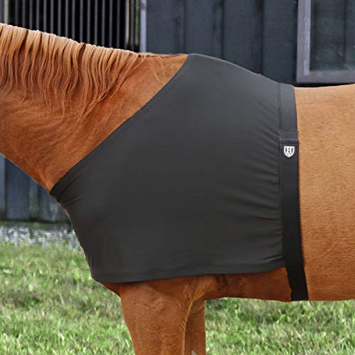 Harrison Howard Stretch Weste Anti Rub Lätzchen Widerrist Schulterschutz Horse Chest Saver Protector-schwarz von Harrison Howard