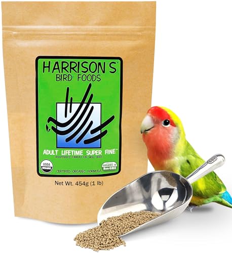 Harrison's – Adult Lifetime Superfine – Komprimiertes Bio-Granulat für Kanarienvögel und Jungsittiche – 454 g von Harrison's Bird Foods