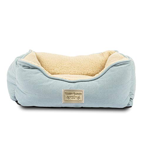 Harry Barker Blue Chambray Cozy Sherpa-Bett, Größe M von Harry Barker