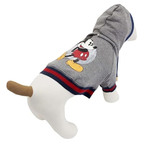 Harry Barker Unisex Classic Mickey Mouse Hoodie-X-Small Bekleidung und Zubehör, Grau, XS von Harry Barker