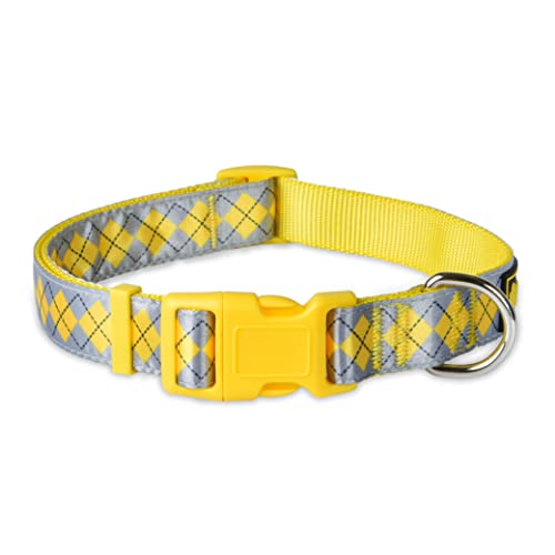 Harry Potter Hufflepuff Hundehalsband in Größe L | Großes Hundehalsband, Harry Potter Hundehalsband | Harry Potter Hundebekleidung & Zubehör für Hogwarts Häuser, Hufflepuff von Harry Potter