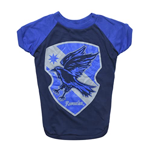 Harry Potter Ravenclaw FF19292 Haustier-T-Shirt, Größe M, Harry Potter Hunde-Shirt, Harry Potter Hundebekleidung und Zubehör für Hogwarts-Häuser, Ravenclaw von Harry Potter