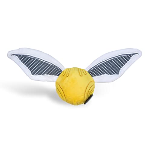 Harry Potter Snitch Pet Squeaker Spielzeug | Hundespielzeug Snitch Squeaker Ball | Quidditch inspiriertes Hundespielzeug für Haustiere | Crinkle Hundespielzeug, Hundeball Spielzeug, Quietschball für von Harry Potter