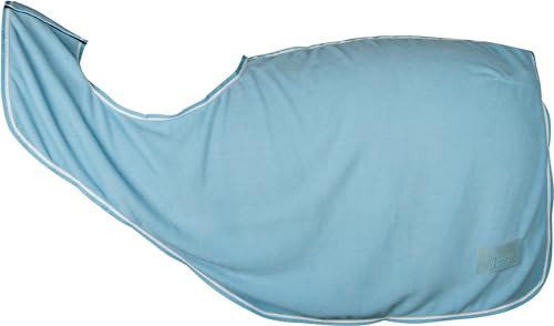 HH Ausreitdecke Fleece türkis/hellblau L (135-145cm) von Harry's Horse