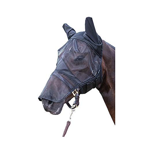Harry's Horse 31300009-S Fliegenschutzmaske Flyshield mit Ohren und Nasenteil, Größe S von Harry's Horse