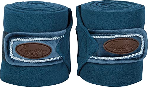 Harry's Horse Fleece Bandagen Velvet 1 Paar, Farbe:Dark-Blue von Harry's Horse