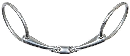 Harry's Horse Wassertrense Comfort Doppelt gebrochen 14mm - 10,5 cm - Silber von Harry's Horse