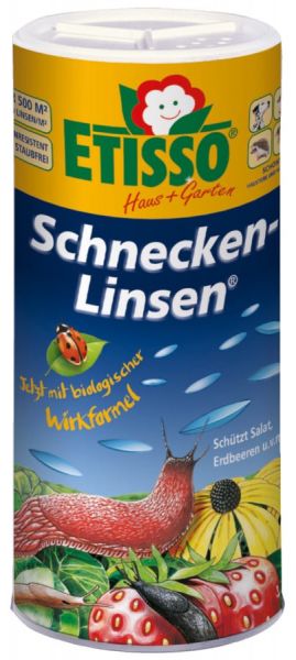 Etisso® Schnecken-Linsen, 300g Streudose,mit biologischer Wirkformel von Hausmarke