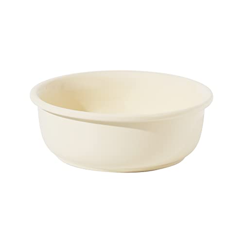 Havniva Keramik-Hundenapf für kleine, mittelgroße Rassen – Basic Dog Food & Water Bowl (17,3 cm D, Cremeweiß) von Havniva