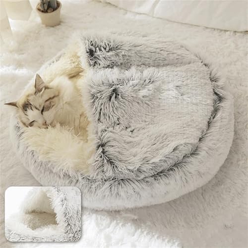 Hayagotrade Katzenbett, Anti-Stress, extra weich, Katzenhöhle, Katzenhöhle, beruhigend, Hundebett, Sofa, bequem, waschbar, Haus für Katzen von Hayagotrade